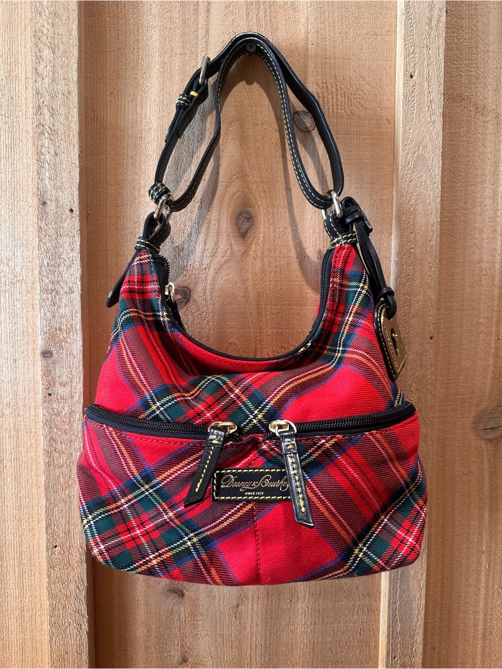 Dooney & Bourke Tartan Plaid Bag - Picture 2 of 11